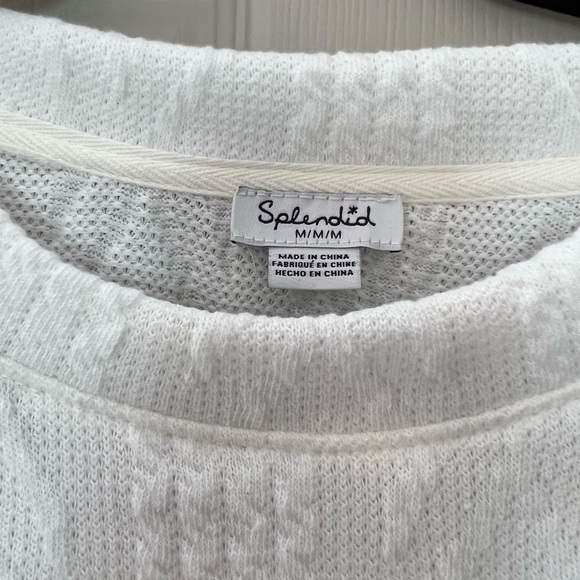 Splendid Ellie Cable Knit Set Ivory - Picture 9 of 14